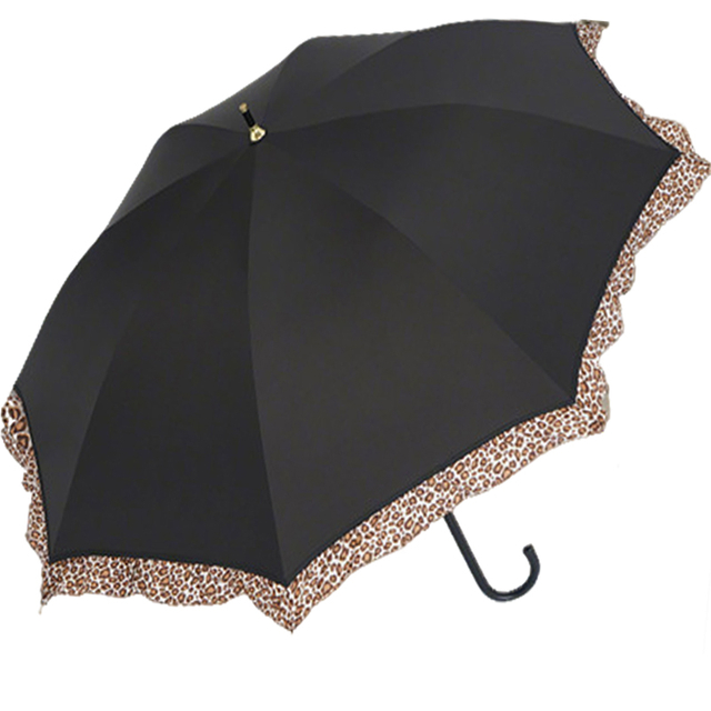 Parapluie long - Bordure en dentelle pour le soleil et la pluie